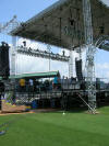 huge outdoor stage